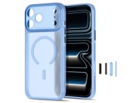 Capa Tech-Protect MagPrime MagSafe CC para iPhone 18 Pro / 17 Pro - azul claro fosco Capa Tech-Protect MagPrime MagSafe CC para iPhone 18 Pro / 17 Pro - azul claro fosco