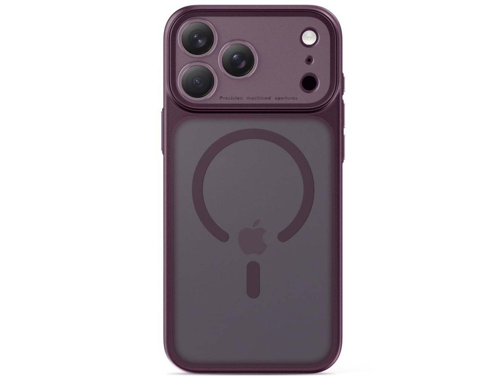Estuche Tech-Protect MagPrime MagSafe CC para iPhone 18 Pro / 17 Pro - Cereza Oscuro Mate