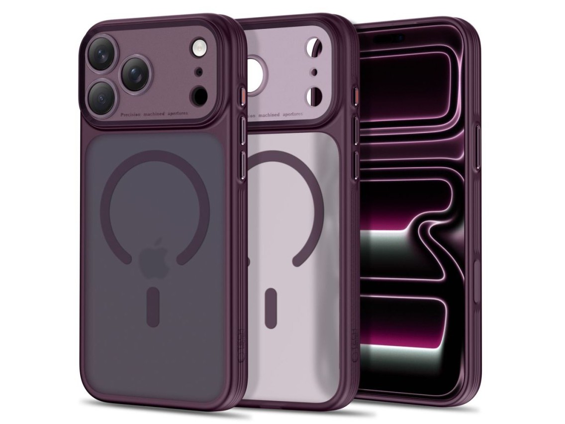Funda Tech-Protect MagPrime MagSafe CC para iPhone 18 Pro Max / 17 Pro Max - burdeos
