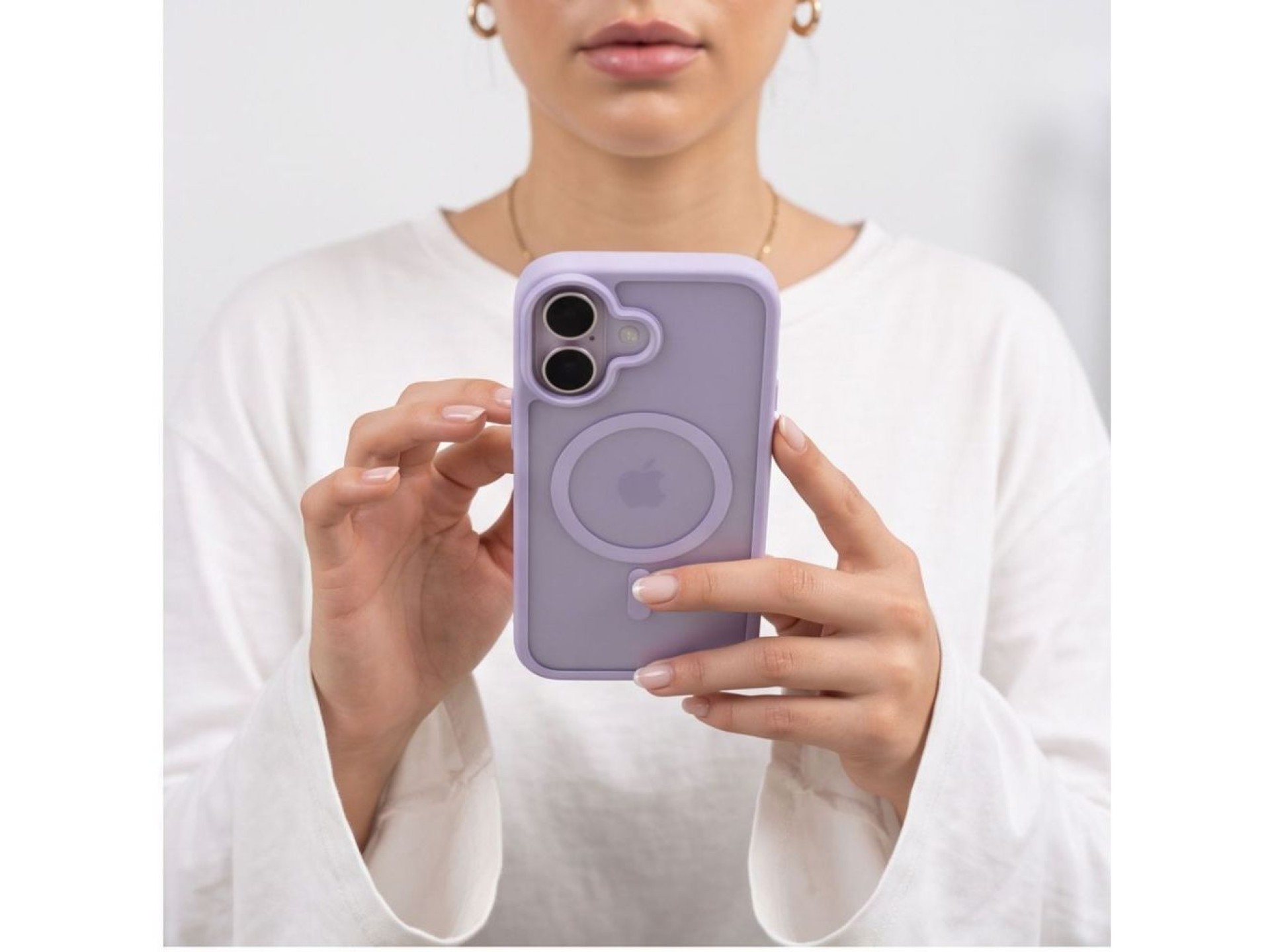 Tech-Protect BasicMag MagSafe iPhone 17 Case - Matte Lilac