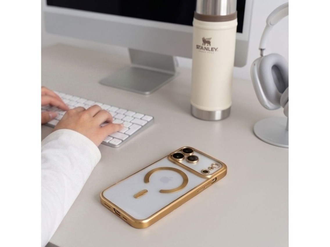 Capa Tech-Protect MagFlex para iPhone 18 Pro / 17 Pro - Dourada