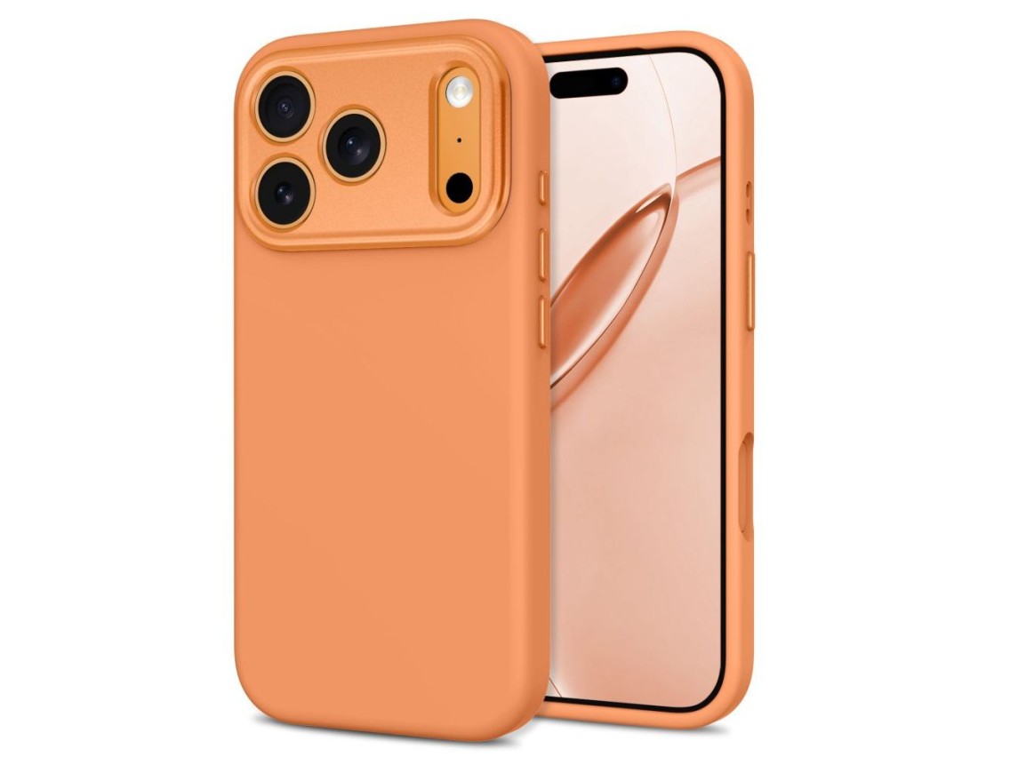 Tech-Protect Uniq MagSafe CC case for iPhone 18 Pro / 17 Pro - orange