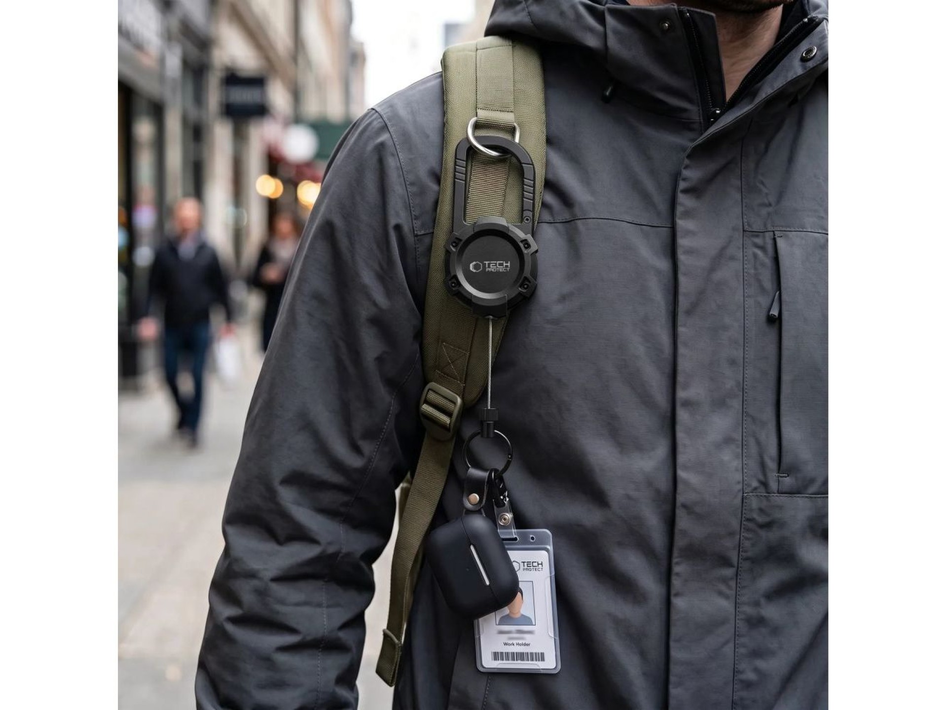Cordón Tech-Protect ATH03 UrbanLoop - Negro