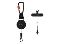 Tech-Protect ATH04 UrbanLoop Lanyard - Black and Orange