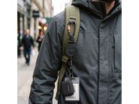 Tech-Protect ATH04 UrbanLoop Lanyard - Black and Orange Tech-Protect ATH04 UrbanLoop Lanyard - Black and Orange