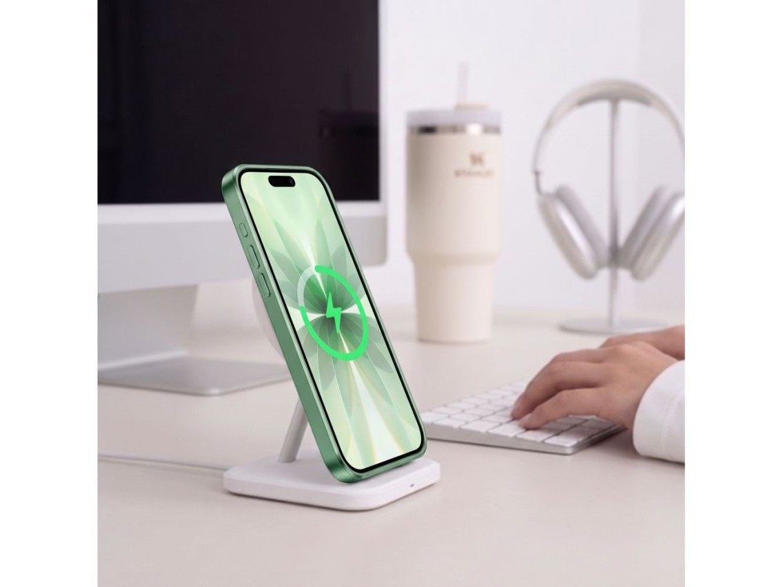Capa Tech-Protect MagFlex para iPhone 17 - Verde Fosco