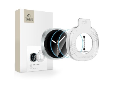 Tech-Protect Easy Set+ 2-Pack Tempered Glass for Samsung Galaxy Watch Ultra 40mm Tech-Protect Easy Set+ 2-Pack Tempered Glass for Samsung Galaxy Watch Ultra 40mm