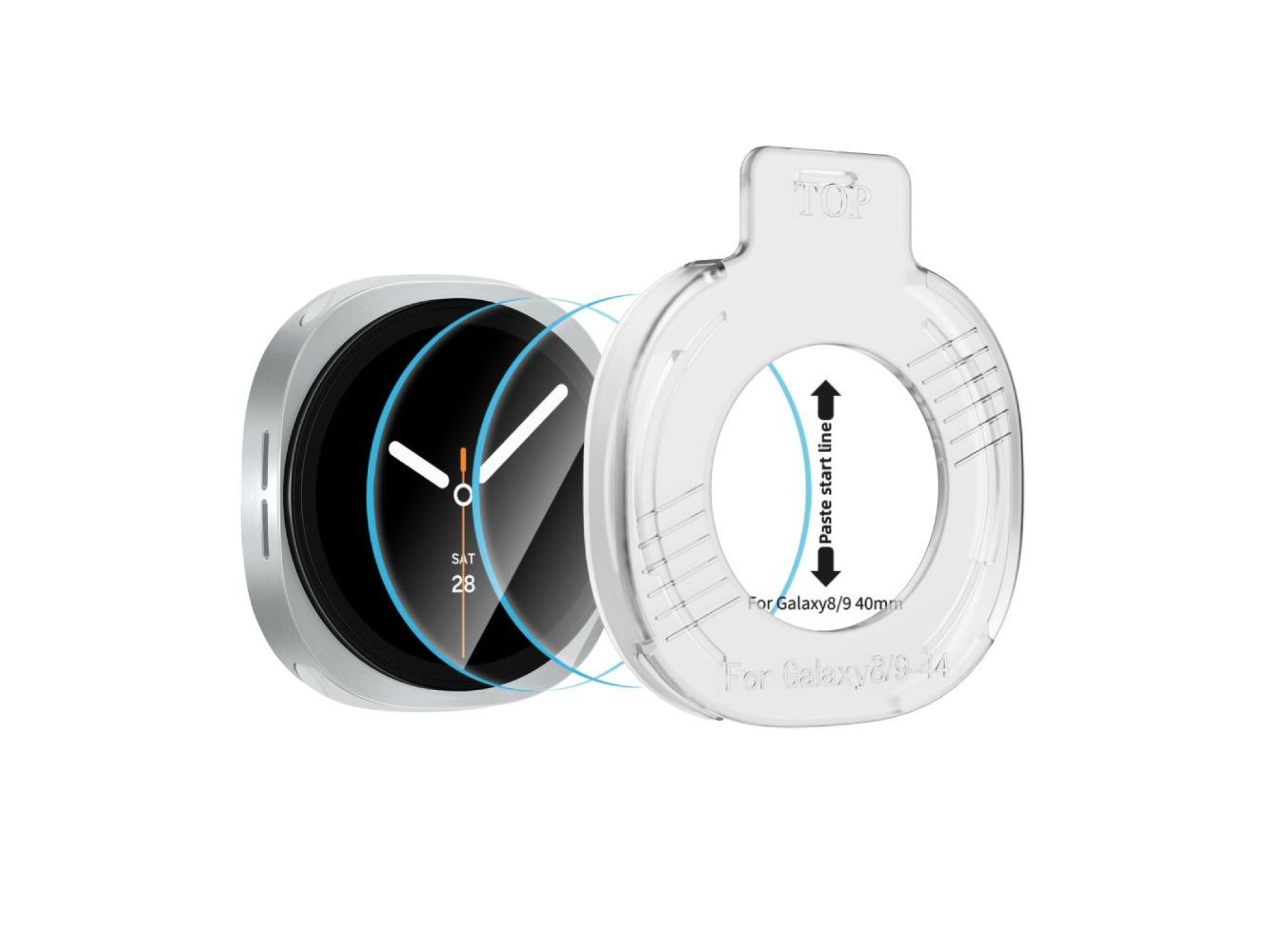 Tech-Protect Easy Set+ 2-Pack Tempered Glass for Samsung Galaxy Watch Ultra 40mm