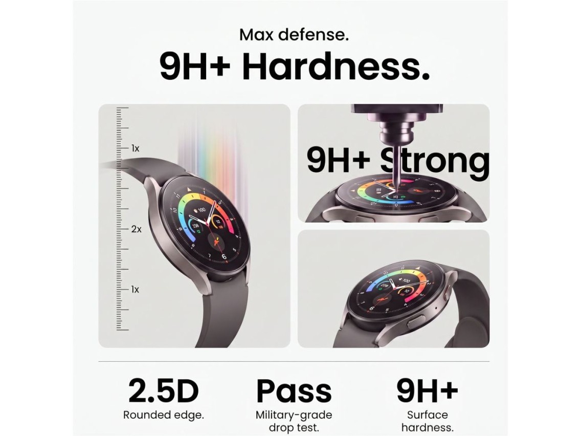 Tech-Protect Easy Set+ 2-Pack Tempered Glass for Samsung Galaxy Watch Ultra 40mm