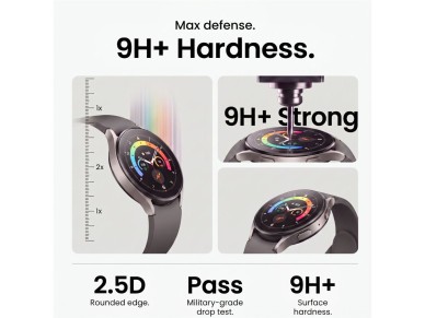 Tech-Protect Easy Set+ 2-Pack Tempered Glass for Samsung Galaxy Watch Ultra 40mm Tech-Protect Easy Set+ 2-Pack Tempered Glass for Samsung Galaxy Watch Ultra 40mm