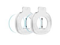 Tech-Protect Easy Set+ Paquete de 2 protectores de pantalla de vidrio templado para Samsung Galaxy W