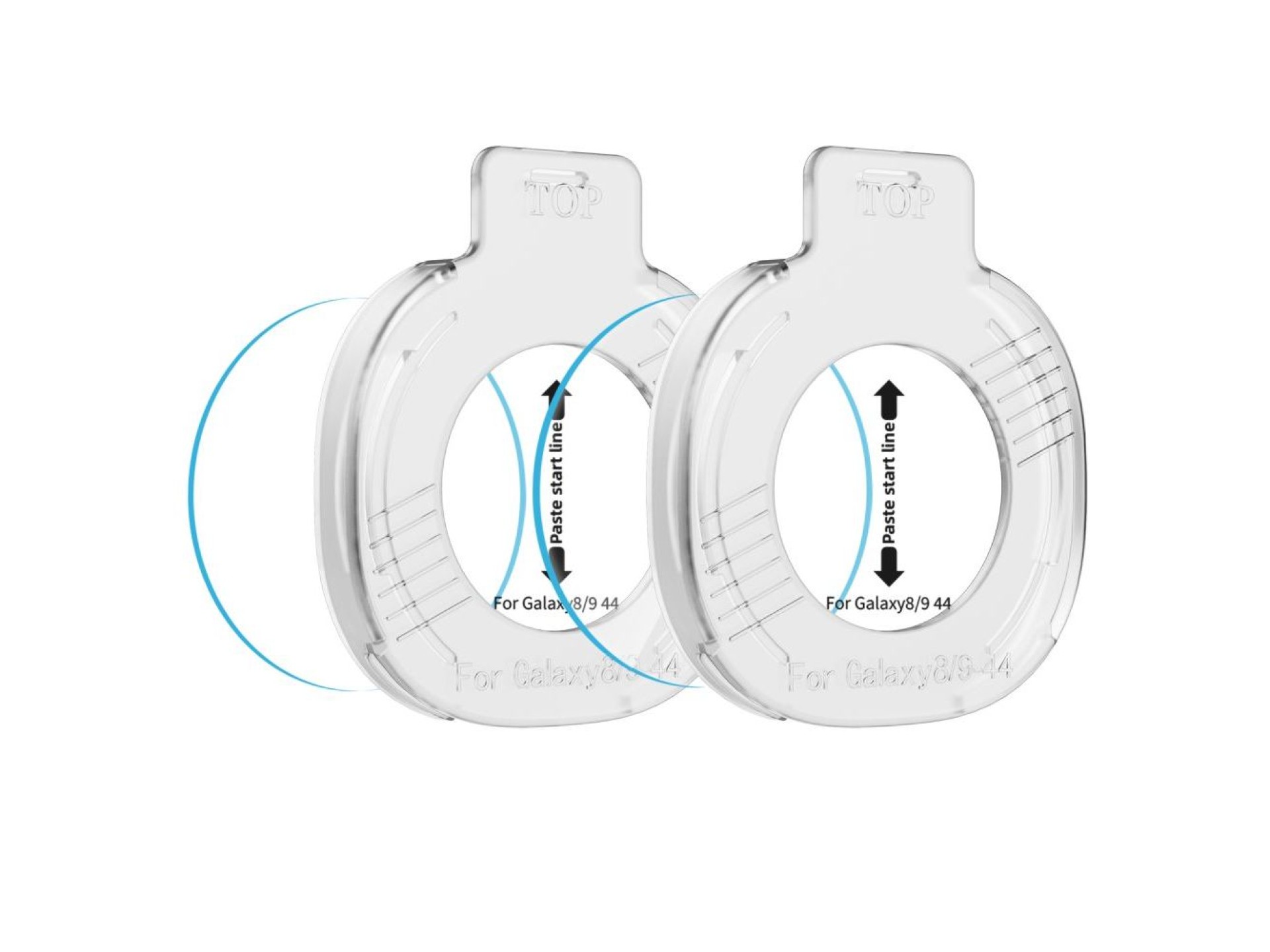 Tech-Protect Easy Set+ Paquete de 2 protectores de pantalla de vidrio templado para Samsung Galaxy W