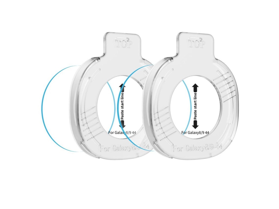 Tech-Protect Easy Set+ Paquete de 2 protectores de pantalla de vidrio templado para Samsung Galaxy W