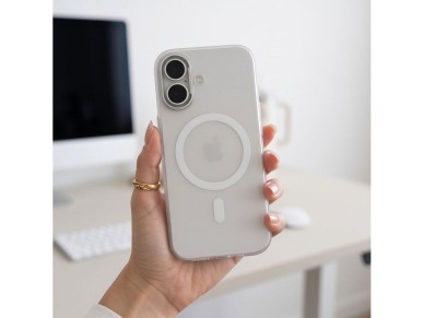 Funda Tech-Protect MagZero MagSafe para iPhone 17 - Blanco mate