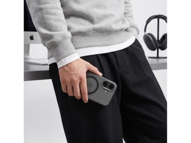 Capa Tech-Protect MagZero MagSafe para iPhone 17 - preto fosco