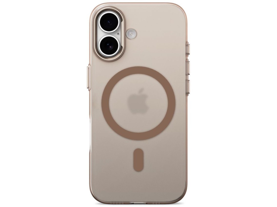 Funda Tech-Protect MagZero MagSafe para iPhone 17 - beige-marrón mate
