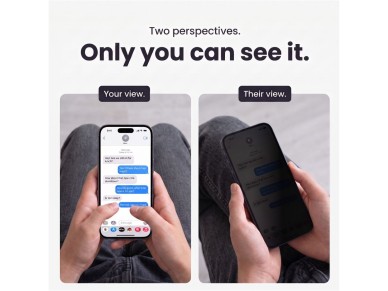 Tech-Protect Glass SPY+ - Pacote com 2 unidades de pel�cula de vidro temperado para privacidade do i