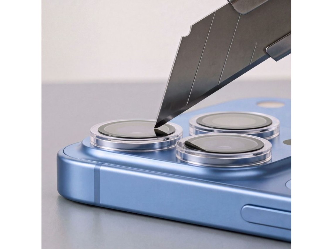 Tech-Protect Easy Set+ Paquete de 2 protectores de pantalla de vidrio templado para la pantalla y vi