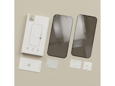 Tech-Protect Glass SPY+ - Pacote com 2 unidades de pel�cula de vidro temperado para privacidade do i