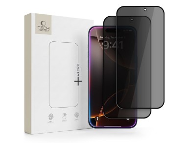 Tech-Protect Glass SPY+ - Pacote com 2 unidades de película de vidro temperado para privacidade do i Tech-Protect Glass SPY+ - Pacote com 2 unidades de película de vidro temperado para privacidade do i