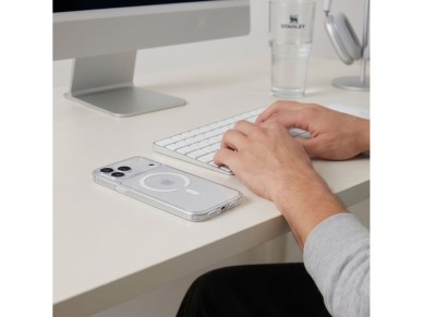 Tech-Protect Flexair Hybrid CC MagSafe Case for iPhone 17 Pro Max / 18 Pro Max - Clear