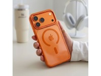 Capa Tech-Protect Magmat Magsafe CC para iPhone 17 Pro / 18 Pro - laranja-transparente Capa Tech-Protect Magmat Magsafe CC para iPhone 17 Pro / 18 Pro - laranja-transparente