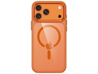 Tech-Protect Magmat Magsafe CC Case for iPhone 17 Pro Max / 18 Pro Max - Orange-Transparent Tech-Protect Magmat Magsafe CC Case for iPhone 17 Pro Max / 18 Pro Max - Orange-Transparent