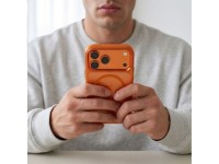 Capa Tech-Protect Magmat Magsafe CC para iPhone 17 Pro / 18 Pro - laranja-transparente Capa Tech-Protect Magmat Magsafe CC para iPhone 17 Pro / 18 Pro - laranja-transparente