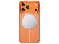 Tech-Protect Magmat Magsafe CC Case for iPhone 17 Pro Max / 18 Pro Max - Orange-Transparent Tech-Protect Magmat Magsafe CC Case for iPhone 17 Pro Max / 18 Pro Max - Orange-Transparent