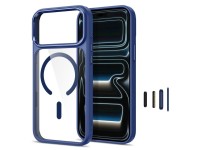 Tech-Protect Magmat Magsafe CC Case for iPhone 17 Pro / 18 Pro - Navy Blue and Transparent Tech-Protect Magmat Magsafe CC Case for iPhone 17 Pro / 18 Pro - Navy Blue and Transparent