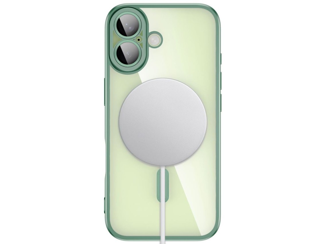 Capa Tech-Protect MagFlex para iPhone 17 - Verde Fosco