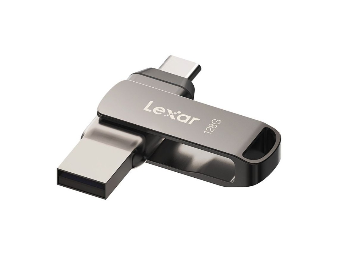 Pendrive Lexar Dual Type-C e Type-A USB 3.1 128GB