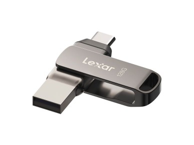 Pendrive Lexar Dual USB 3.1 Tipo-C y Tipo-A de 128 GB