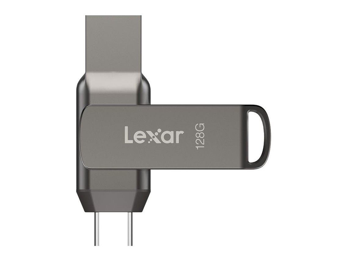 Pendrive Lexar Dual Type-C e Type-A USB 3.1 128GB