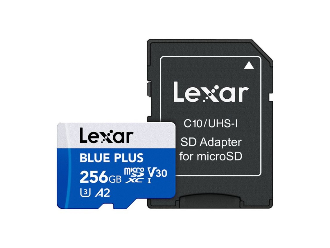 Tarjeta de memoria Lexar microSDXC, 256 GB (SD3.0)
