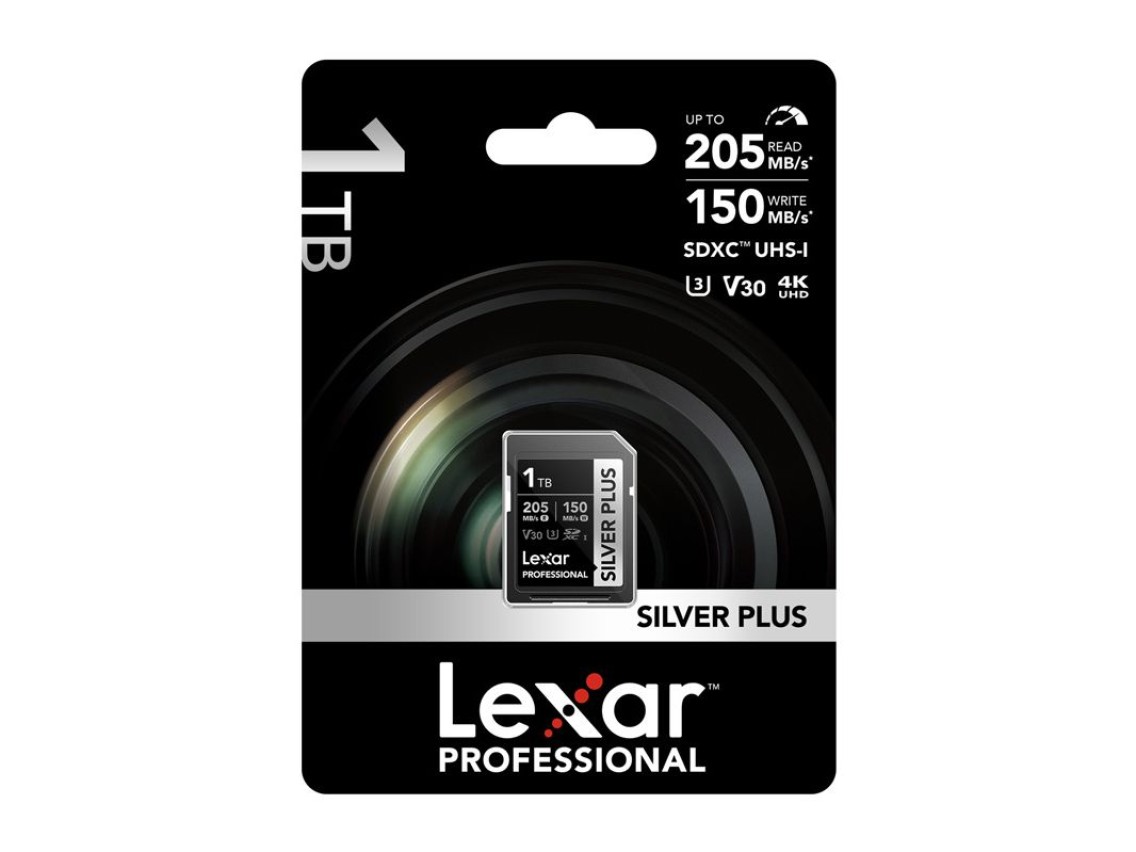 Tarjeta de memoria Lexar Professional SILVER PLUS SDXC de 1 TB