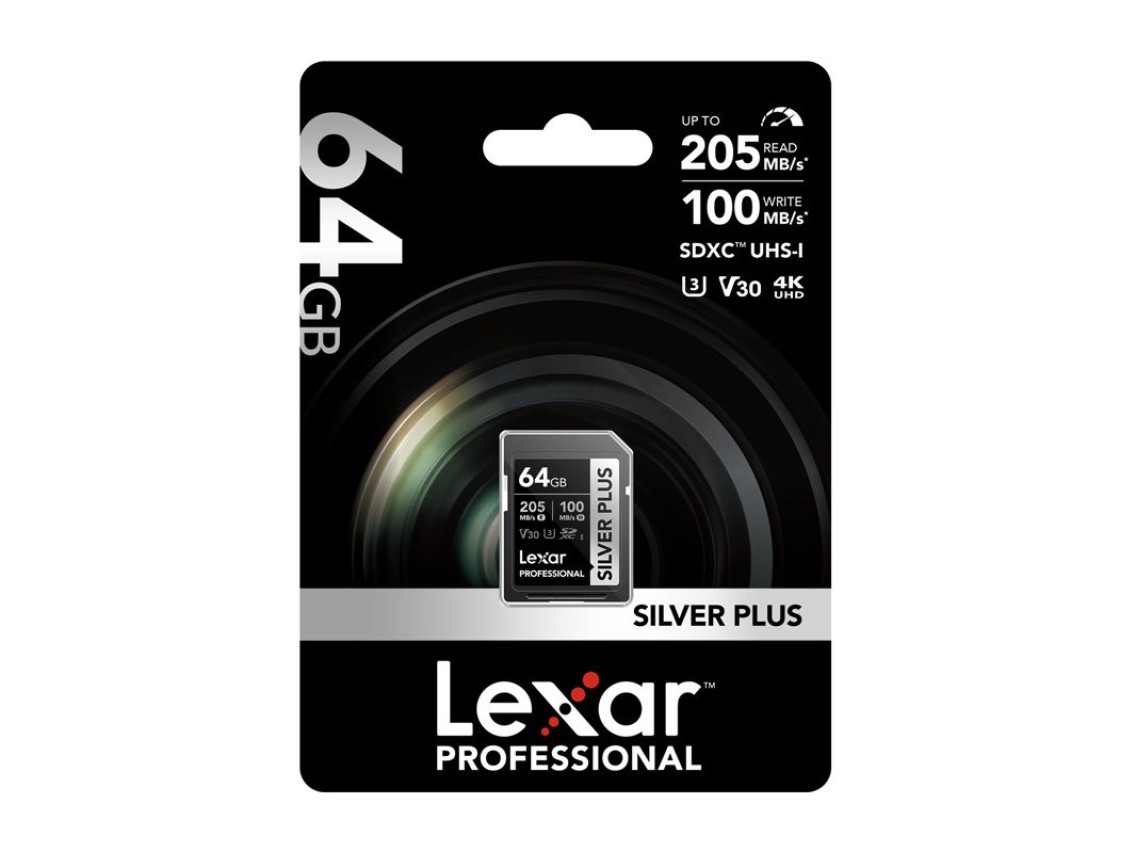 Lexar Professional SILVER PLUS SDXC 64GB memory card