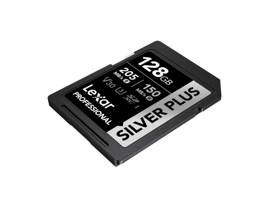Tarjeta de memoria Lexar Professional SILVER PLUS SDXC de 128 GB