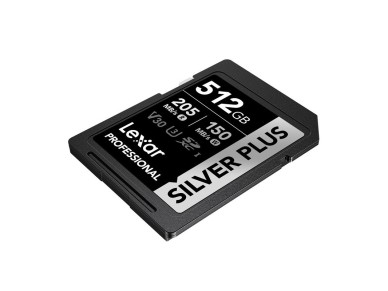 Tarjeta de memoria Lexar Professional SILVER PLUS SDXC de 512 GB