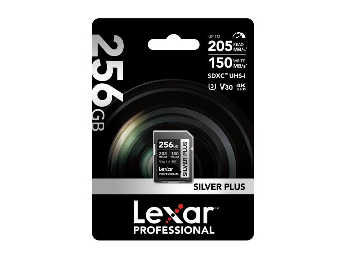 Lexar Professional SILVER PLUS SDXC 256GB memory card