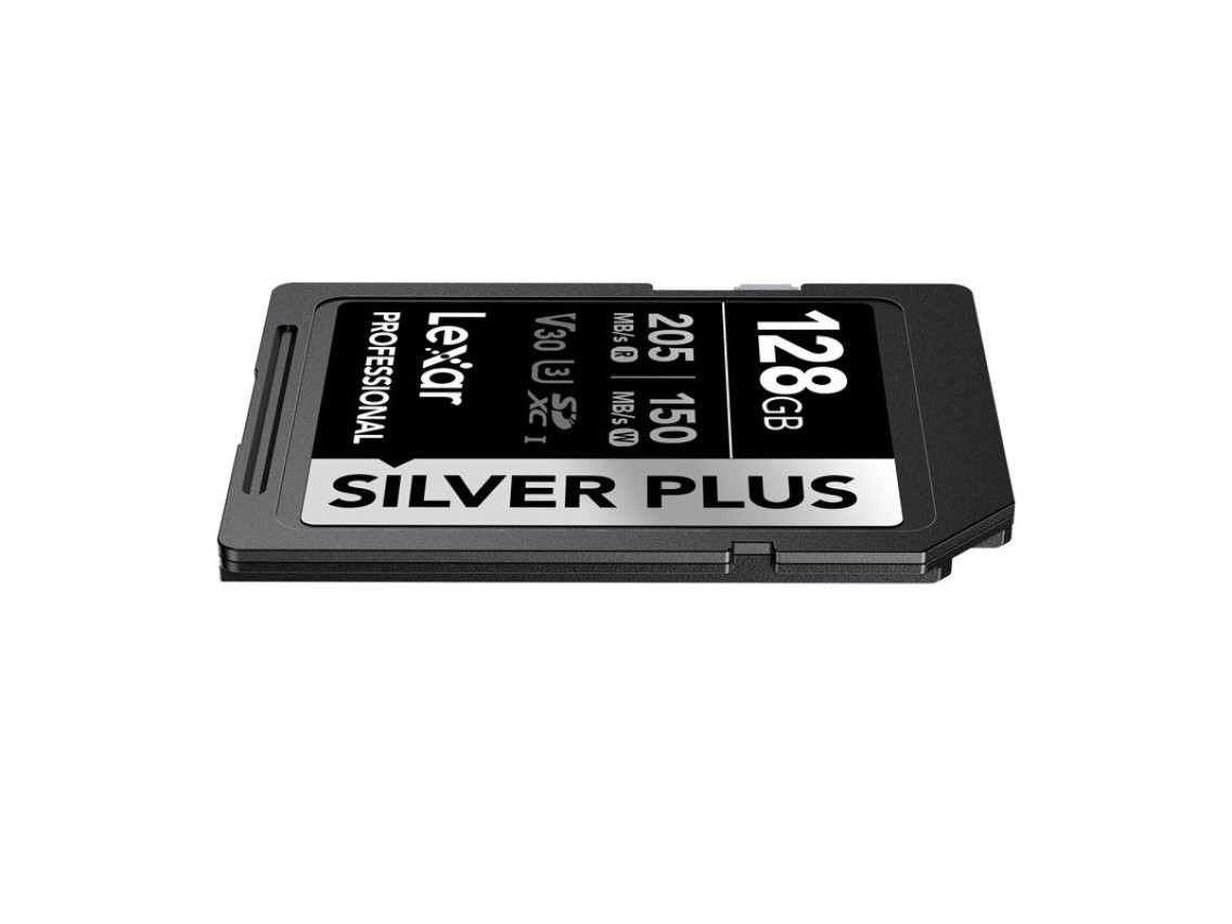 Cartão de memória Lexar Professional SILVER PLUS SDXC de 128 GB