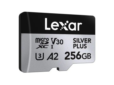 Lexar High-Performance Silver Plus microSDXC 256GB + adaptador Lexar High-Performance Silver Plus microSDXC 256GB + adaptador