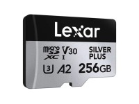 Tarjeta de cr�dito Lexar High-Performance Silver Plus microSDXC 256GB + adaptador