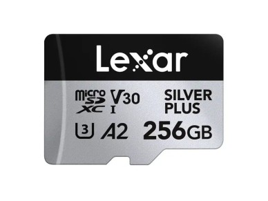 Lexar High-Performance Silver Plus microSDXC 256GB + adaptador Lexar High-Performance Silver Plus microSDXC 256GB + adaptador