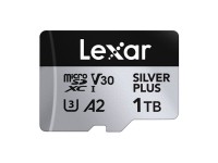 Tarjeta de crédito Lexar High-Performance Silver Plus microSDXC 1TB + adaptador Tarjeta de crédito Lexar High-Performance Silver Plus microSDXC 1TB + adaptador