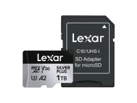 Tarjeta de crédito Lexar High-Performance Silver Plus microSDXC 1TB + adaptador Tarjeta de crédito Lexar High-Performance Silver Plus microSDXC 1TB + adaptador
