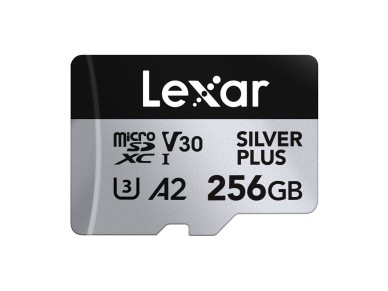Lexar High-Performance Silver Plus microSDXC 256GB + adaptador Lexar High-Performance Silver Plus microSDXC 256GB + adaptador
