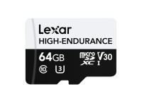 Lexar High-Endurance microSDHC/microSDXC 64GB memory card Lexar High-Endurance microSDHC/microSDXC 64GB memory card