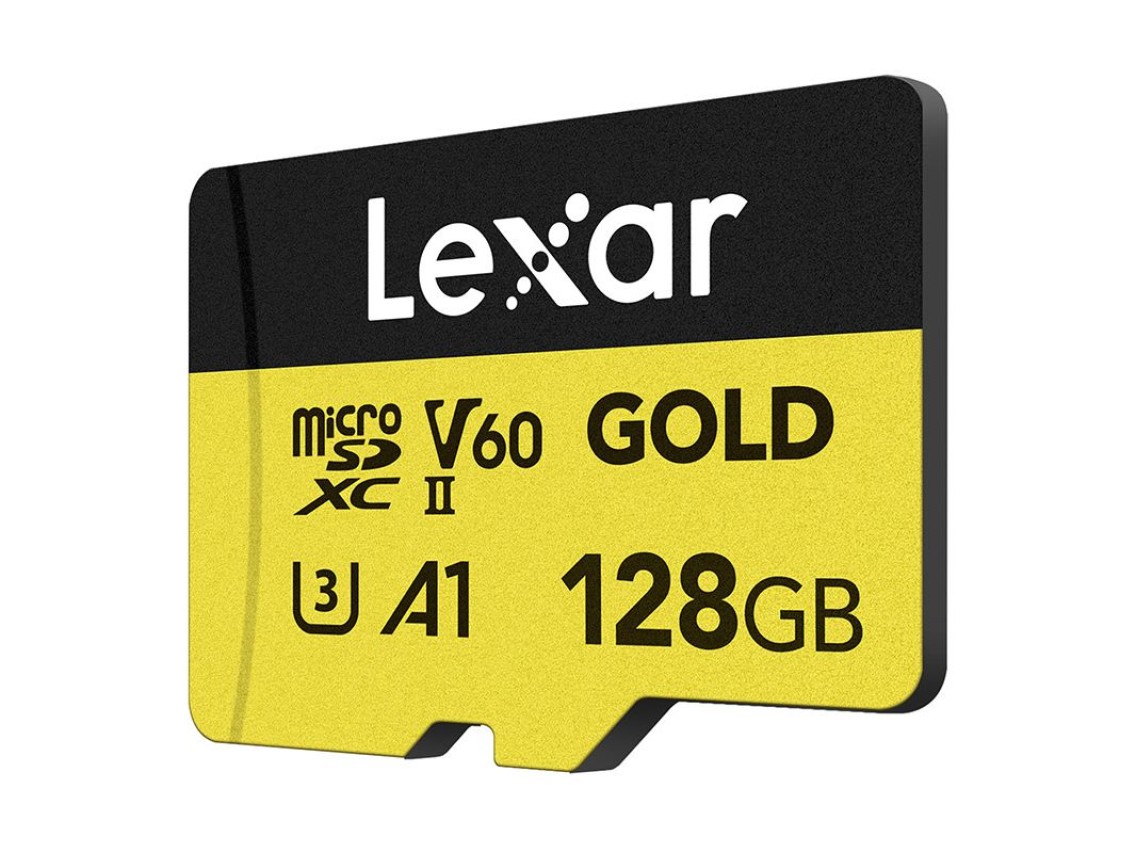 Cart�o de mem�ria Lexar GOLD microSDXC 128GB