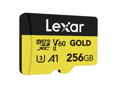Tarjeta de memoria Lexar GOLD microSDXC de 256 GB